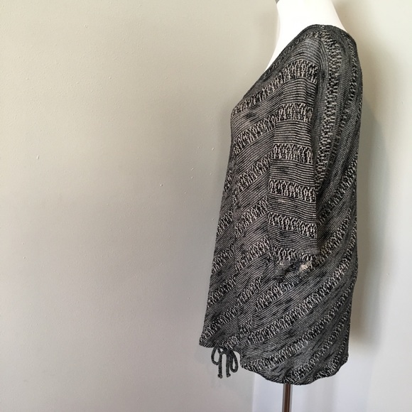 Lane Bryant Top Lightweight Knit Drawstring Hem - Picture 5 of 7